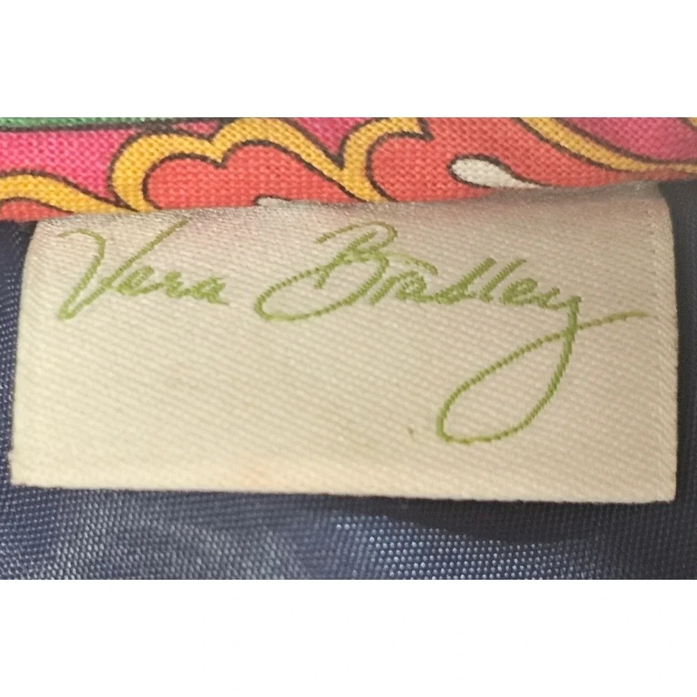 Vera Bradley Lilli Bell Paisley Quilted Cotton Backpack Multi-Color Boho Bag